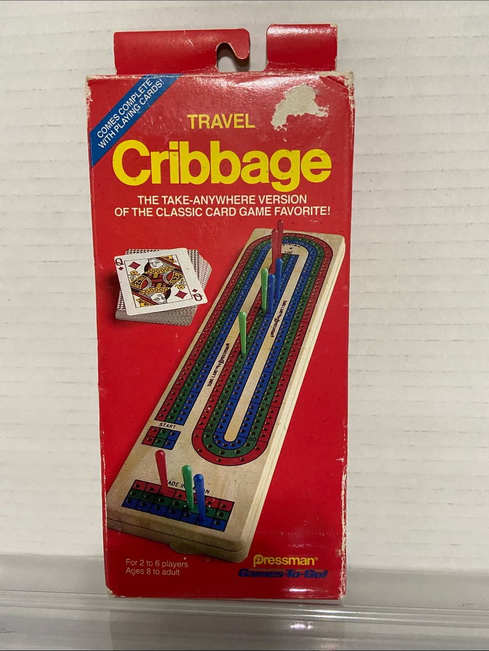Travel Cribbage Game - Red Box
